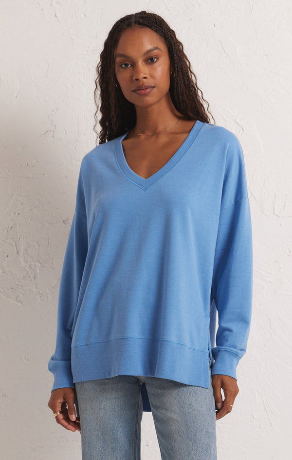 Modern Vneck Weekender Blue Isle