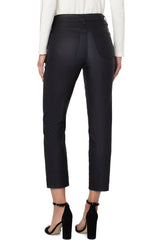 Kennedy Hi Rise Crop Straight  Black