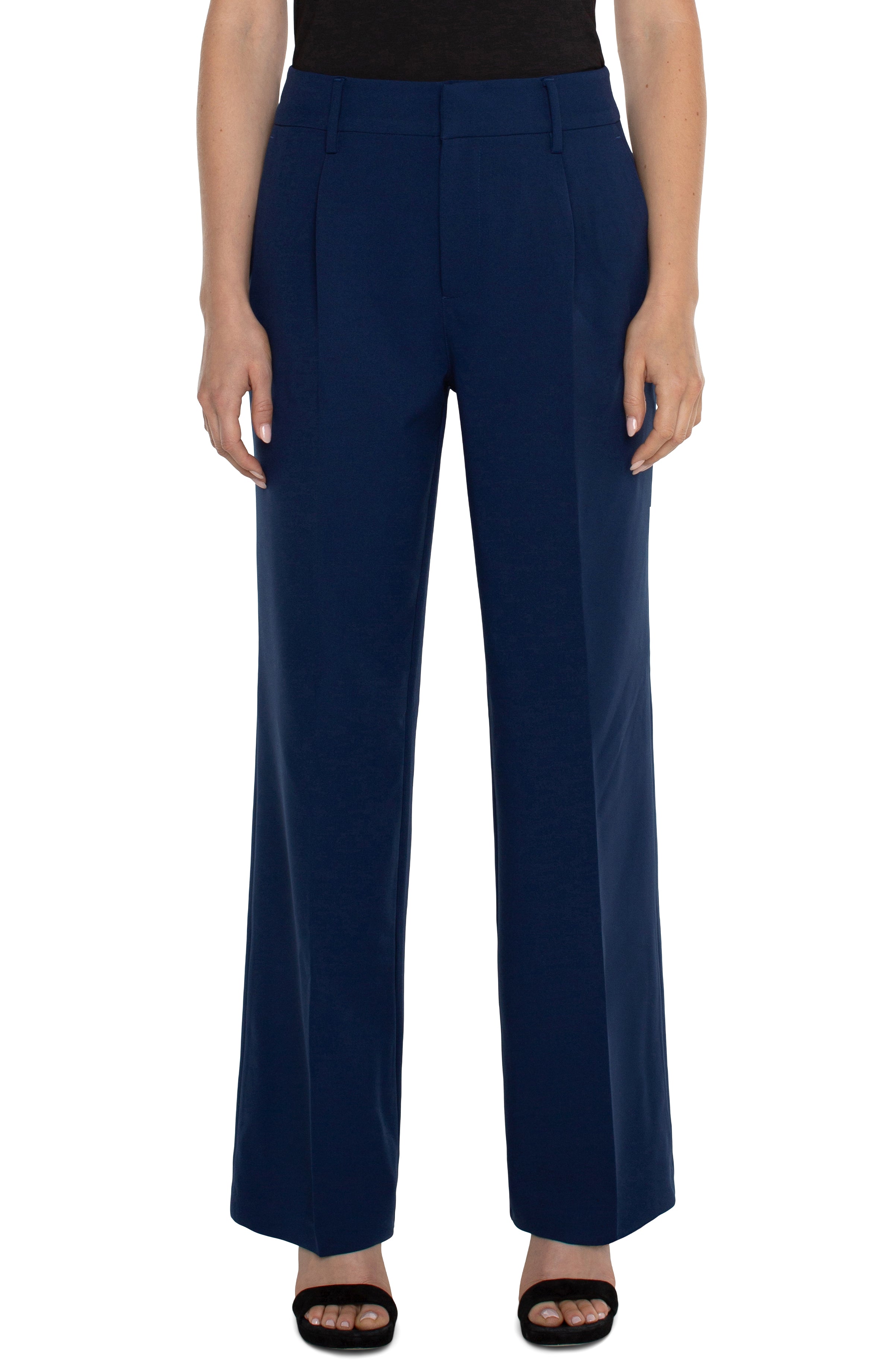 Hi Rise Pleated Trouser Galaxy