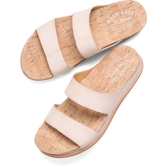 Tutsi Dual Band Sandals Natural Nude
