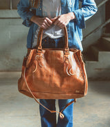 Rockaway Shoulder Bag Tan Rustic
