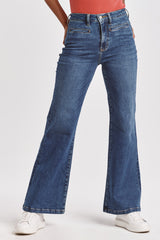 Fiona High Rise Flare Jeans Tempo