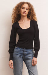 Rylen Long Sleeve Top Black