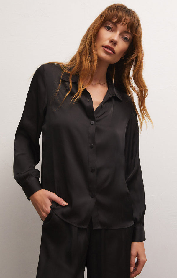 Serenity Lux Sheen Top Black