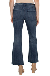 Hannah Braided Trim Flare Jeans Ponderay