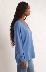 Modern Vneck Weekender Blue Isle