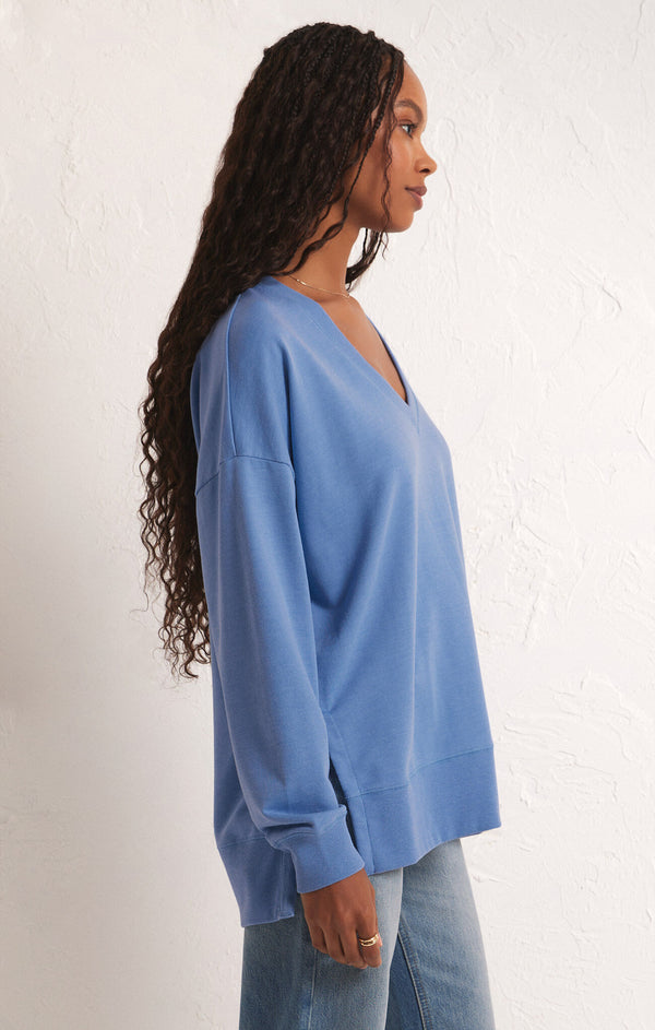 Modern Vneck Weekender Blue Isle