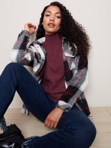 Plaid Flannel Shirt Jacket Fig