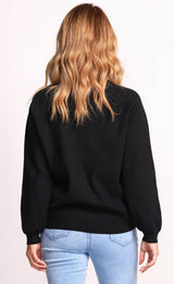 Catch Flights Sweater Black