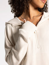 Lella Quarter Zip Hoodie Dove
