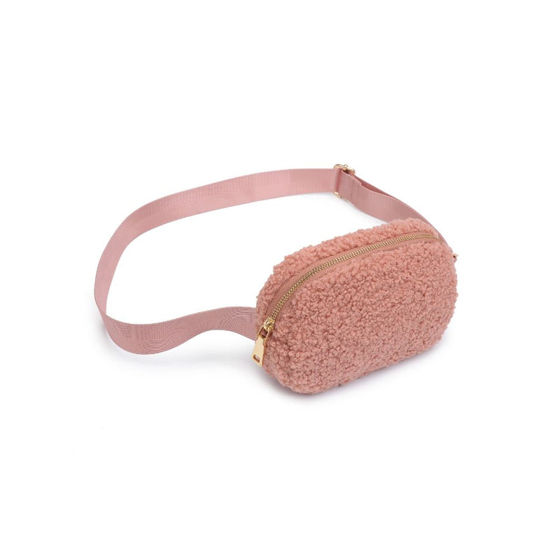 Santi Sherpa Belt Bag Rose