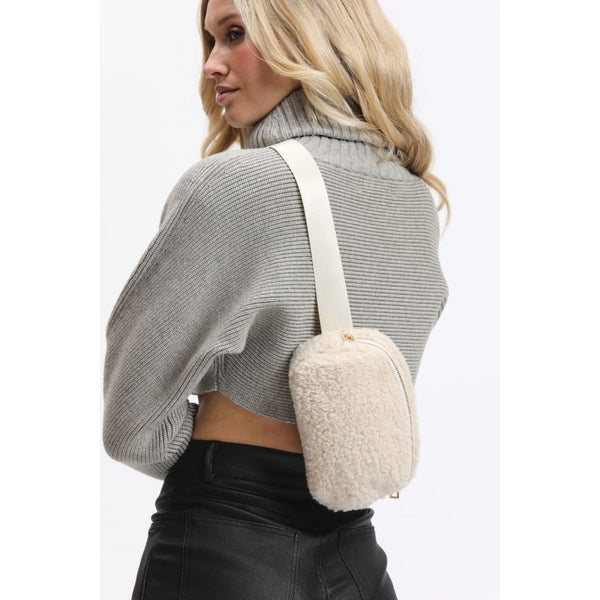 Santi Sherpa Belt Bag Ivory