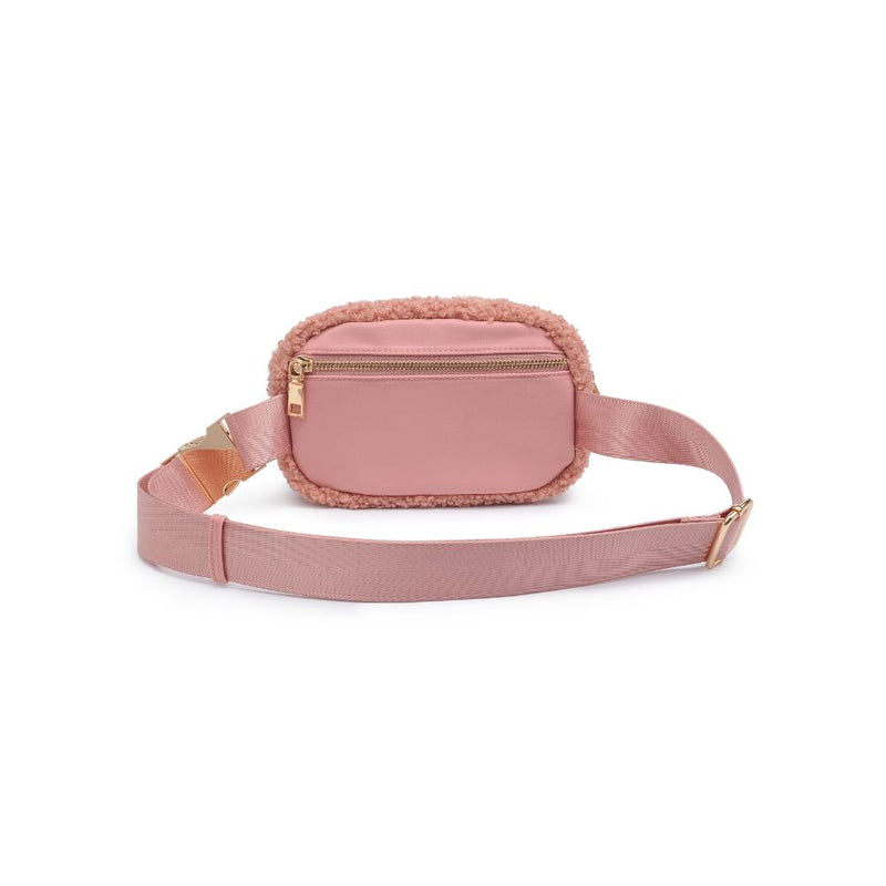 Santi Sherpa Belt Bag Rose