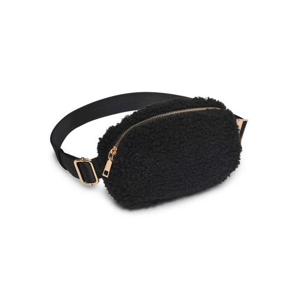 Santi Sherpa Belt Bag Black