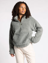 Voyage Sherpa Pullover Sage Green
